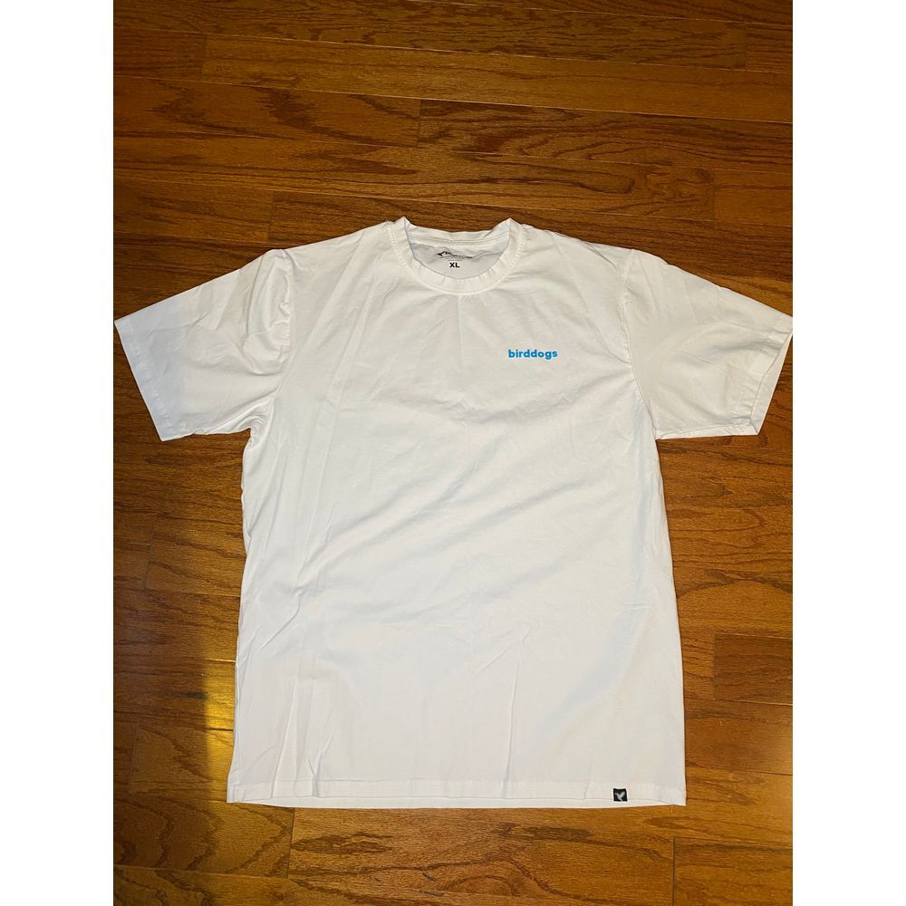Birddogs White Shirt with Hummingbird Shirt Size XL